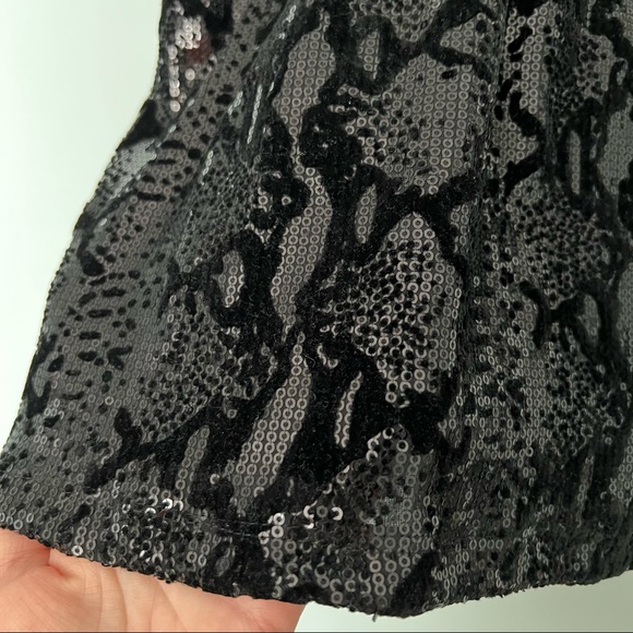 Joes Fresh Sequin Drawstring Mini Skirt- Size S - Picture 2 of 10